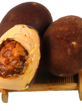 黑岛丫蛋儿泥腌烤海鸭蛋熟咸鸭蛋流油起沙真空包装烤60g*25枚礼盒