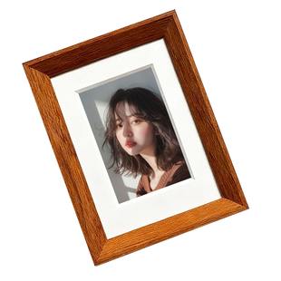 【入股不亏】拍立得无酸相框保护照片实木定制任意尺寸简约摆台