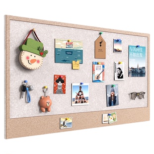 毛毡板展示墙免打孔照片墙留言板愿景板无异味相片墙居家实用墙壁定制装饰高级感背景板拍立得软木板毛毡墙贴