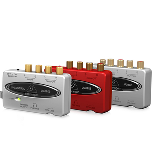 BEHRINGER/百灵达UCA202/UCA222/UFO202 电脑手机直播usb外置声卡