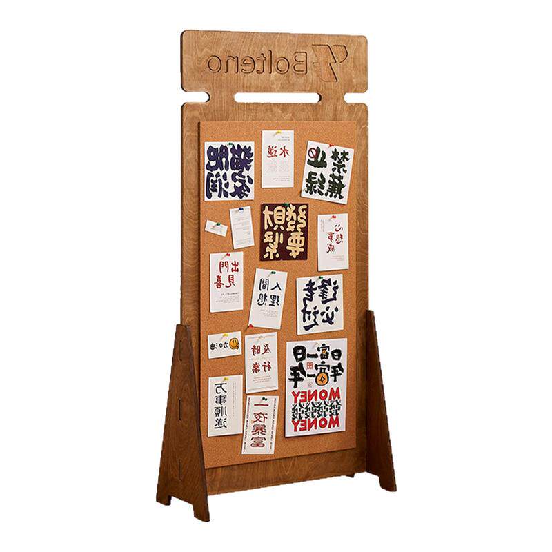 创意广告牌定制开业展示架可移动软木板咖啡店服装店小众门口海报