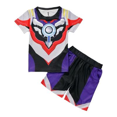 奥特曼衣服男童夏季速干短袖套装