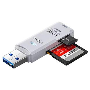 读卡器usb3.0高速多功能多合一sd内存卡tf转换器typec电脑插卡u盘otg车载通用适用于相机手机读取