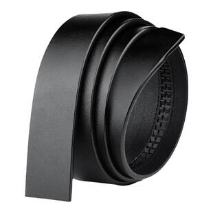 卡帝乐鳄鱼皮带纯男款无头真皮带身无扣头自动扣牛皮裤腰带男士