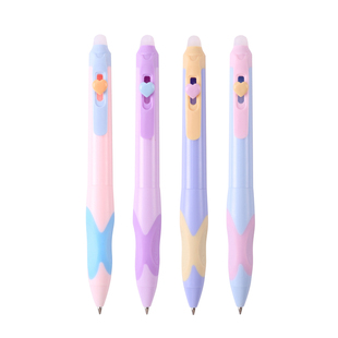 正姿蝴蝶按动可擦笔晶蓝2026新款ins女生小众小学初中考试刷题笔黑色水笔摩易擦高颜值速干顺滑可擦中性笔