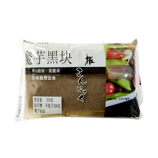 火锅食材日式魔芋食品丸善魔芋黑块魔芋粉丝凉拌粉皮370g代餐速食