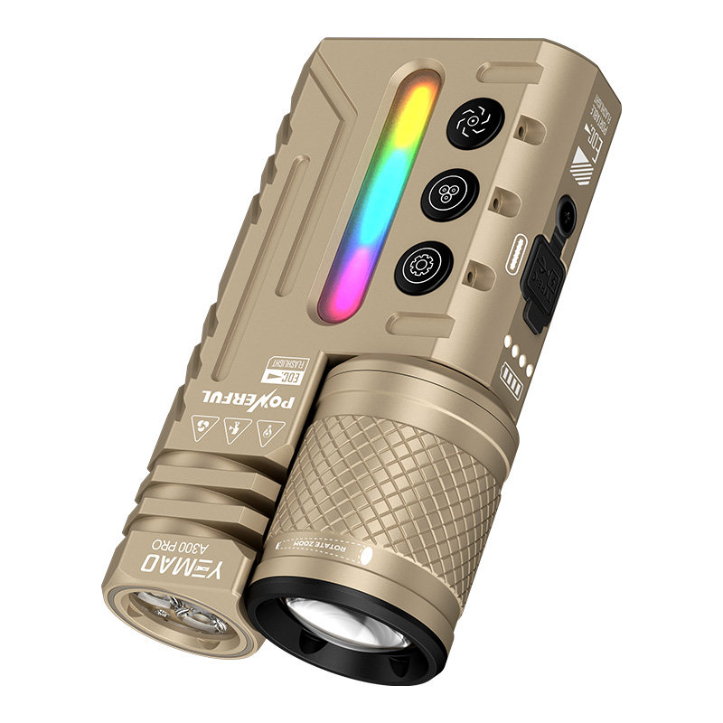 夜猫A300PRO双核远泛一体EDC手电