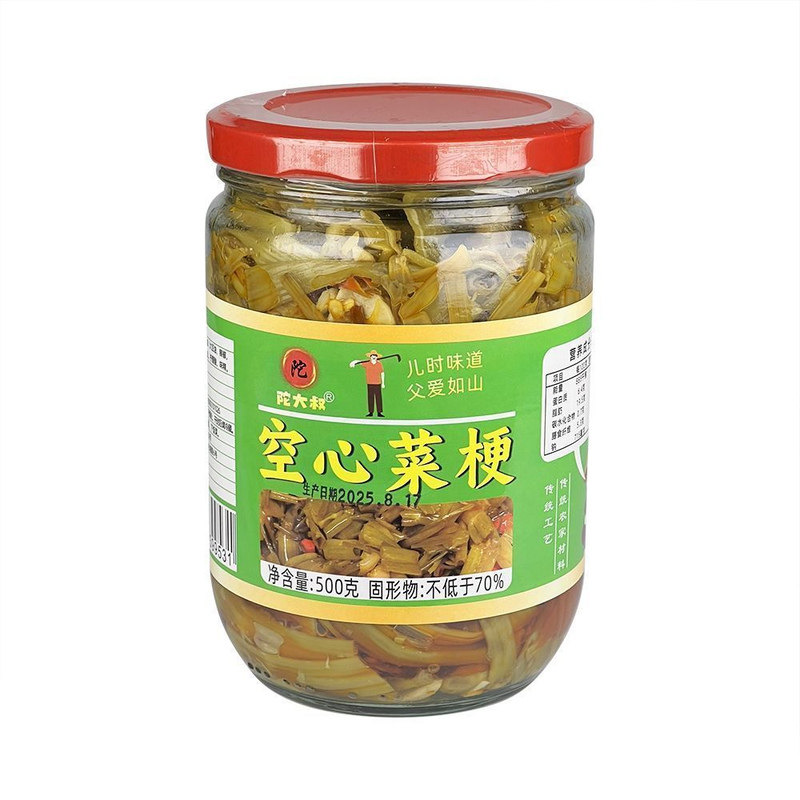 开盖即食空心菜梗下饭菜