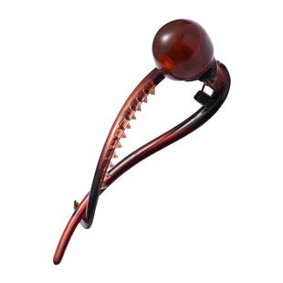 珍珠一字夹半扎夏季发夹女2026新款后脑勺盘发扭扭夹抓夹头饰夹子