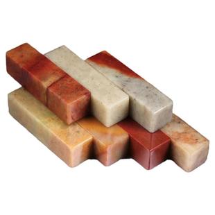 印章石料篆刻石头料印章石随形章异形章寿山石红石青田石练习石料闲章料手工篆刻雕刻工具套装美术课用品