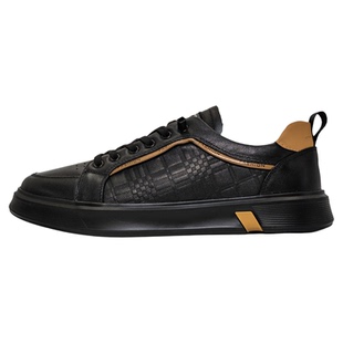 一脚蹬板鞋男士休闲皮鞋头层牛皮鞋橡胶发泡底软底超轻透气真皮鞋