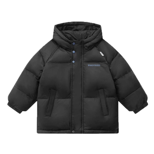 童装儿童羽绒服男童冬季三防面包服女童2025新款男孩冬装保暖外套