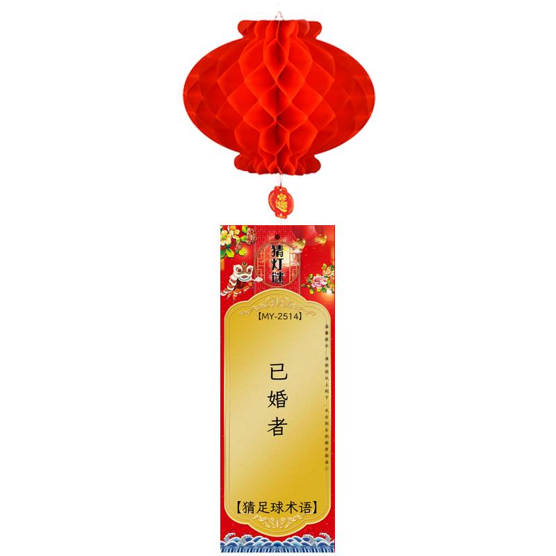 新年春节元宵灯谜定制LOGO挑题目