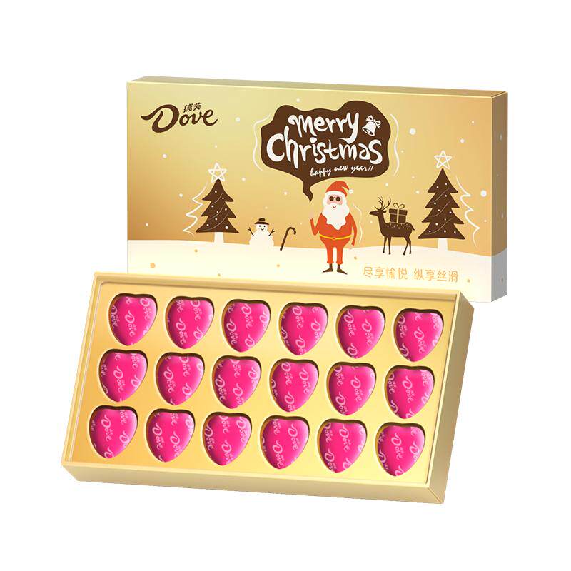 德芙心语牛奶巧克力礼盒装送女友闺蜜生日情人节圣诞节礼物零食