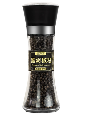 黑胡椒粒牛排调料自带研磨器瓶装
