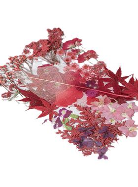 签押花材料玫瑰树叶大花包