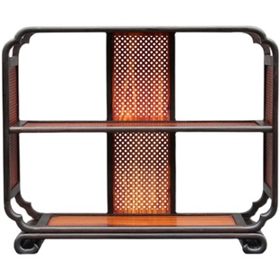 红木紫光檀多宝阁小博古架实木中式茶具茶壶架摆件盆景底座置物架