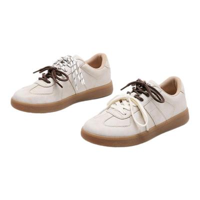 星期六英伦复古厚底增高德训鞋