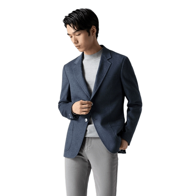 威可多男士羊毛西服外套