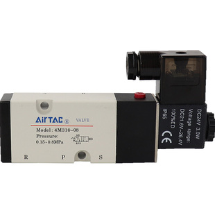 标准尺寸4M310一08板式/4M31008B/220V/24V/110V二位五通电磁阀