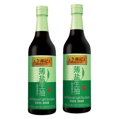 500ml生抽李锦记薄盐生抽李锦记