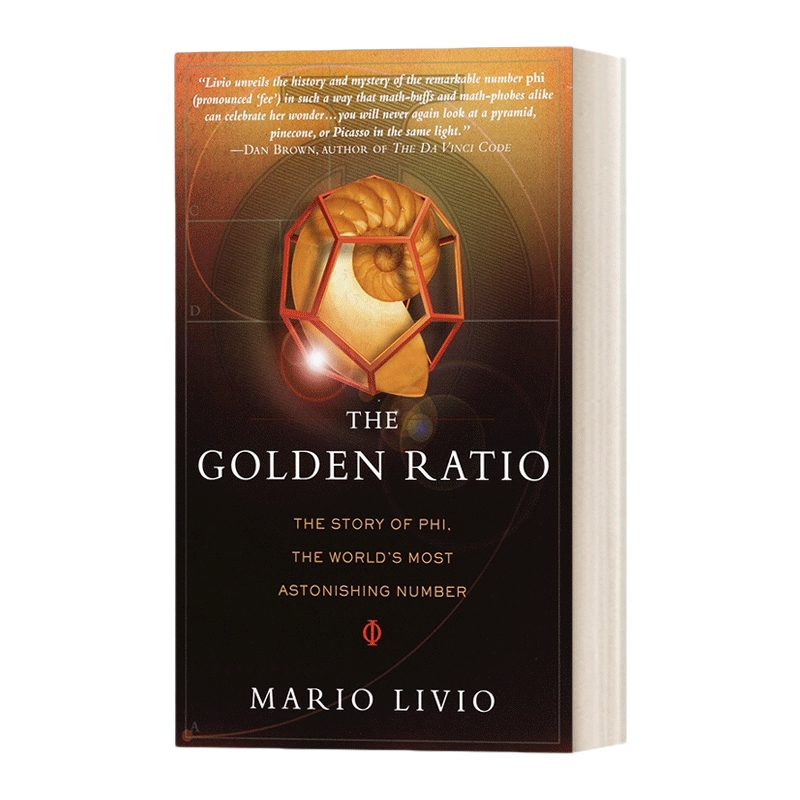 英文原版 The Golden Ratio 黄金分割 Mario Livio马里欧李维欧 英文版 进口英语原版书籍