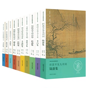 唐宋诗词名家精品类编 文学诗歌词曲 陆游李白杜甫李商隐杜牧柳永苏轼辛弃疾唐代宋代合集