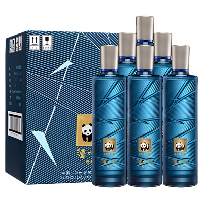 泸州贡泊心52度500ml*6白酒整箱