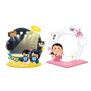 【X11】Hundred Goods插画小人吧唧托磁吸徽章创意收藏周边谷美