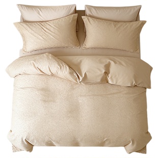 斯得福法式玫瑰提花全棉床上四件套结婚婚庆礼盒轻奢高级感主卧室