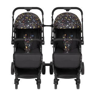 双胞胎婴儿推车可坐可躺轻便折叠可拆分减震双向新生儿童宝宝推车