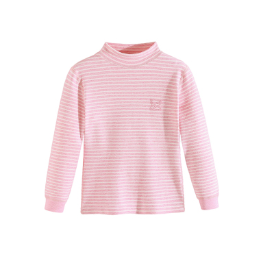 儿童彩棉中领无骨秋衣冬季加厚