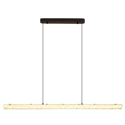 餐厅吊灯led轻奢升降长条一字灯