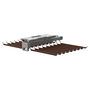 悍高衣柜顶装收纳裤架液压阻尼衣帽间双排裤架推拉式衣橱五金配件