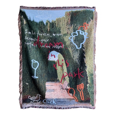 click午休空调沙发装饰提花毯