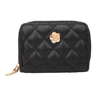 菱格卡包女小巧精致高档2025新款防消磁多卡位证件银行卡套零钱包