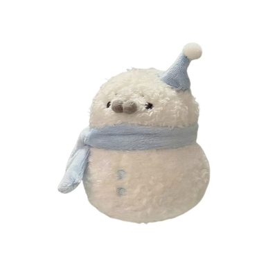 可爱海豹小雪人公仔毛绒包挂件