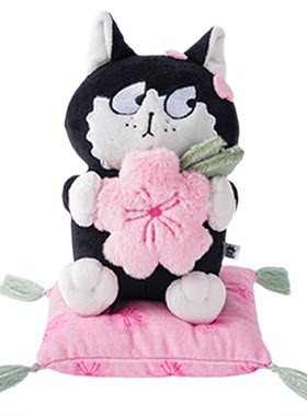 九木杂物歪眼猫PINK限定毛绒摆件玩偶娃娃挂件生日礼物送女友公仔