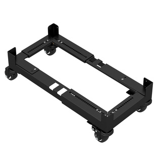 金属电脑机箱移动托架台式主机万向轮伸缩适用太阳神弹药库海景房