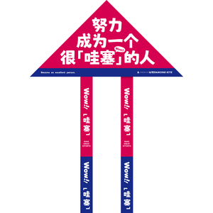 2024新款风筝网红卡通哇塞微风易飞高档手持线轮盘小儿童大人专用