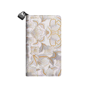 拉链包花纹定期存单专用夹存单收纳本2026年新款银行纸质一体包大容量防水存折支票多功能票据神器带密码锁