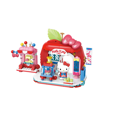 启蒙积木奇妙三丽鸥创意园系列玩具库洛米女生摆件生日礼物