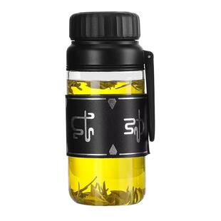 耐高温加厚玻璃杯超大容量带过滤网泡茶水杯子带盖便携车载运动杯