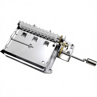 黄铜改装30音手摇DIY纸带机芯