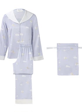 MANITO迪士尼奇妙仙子合作系列Moonglade Dream桑蚕丝长袖睡衣