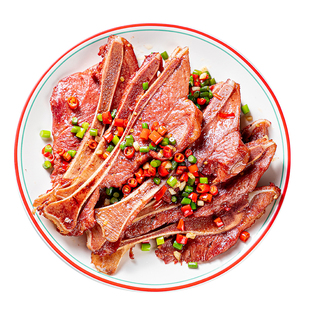 椒盐手抓扇子骨10根猪排半成品宴席预制菜餐饮商用猪扇骨肴之林