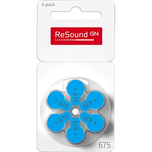 原装进口ReSound助听器电池A10A13A312A675瑞声达峰力西门子专用