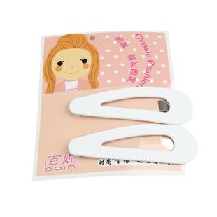 医院护士白色专用一字夹发卡子头饰边夹发夹钢夹护士帽的夹子发饰