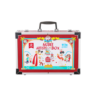 mobee文创艺术礼盒画笔套装儿童学生马克水彩笔绘画礼盒生日礼物