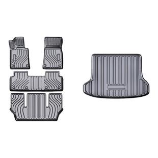 五福金牛碳纤纹TPE汽车脚垫奥迪问界M7理想L7别克GL8揽境腾势D9